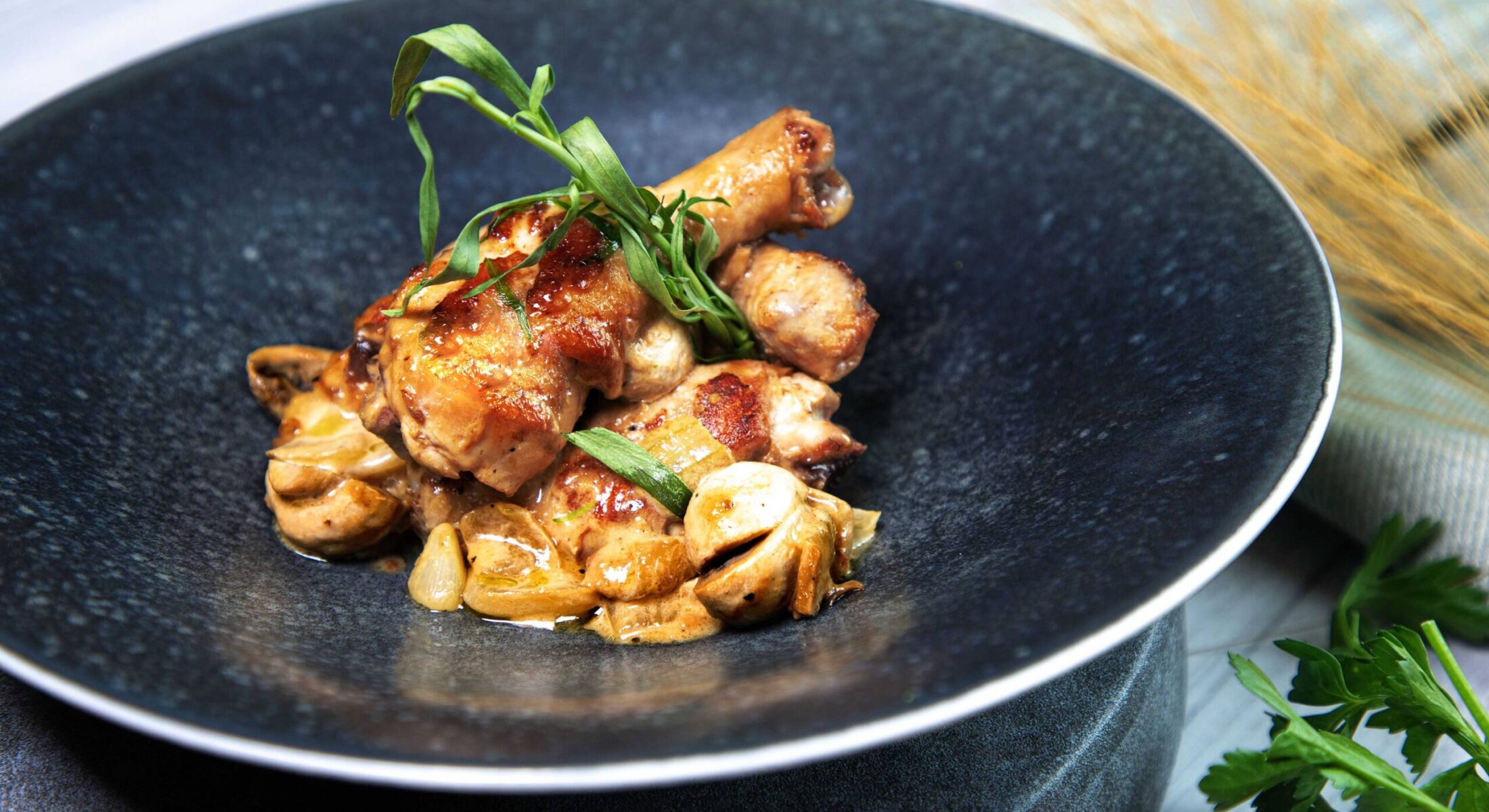 Chicken Fricassee with Tarragon | Aki Mgallery
