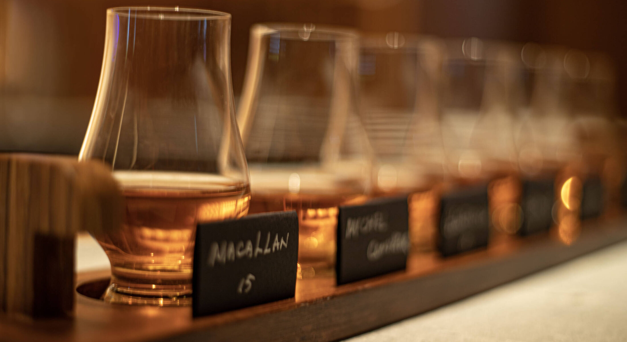 macallan whiskey at bars and restaurants - aki mgallery